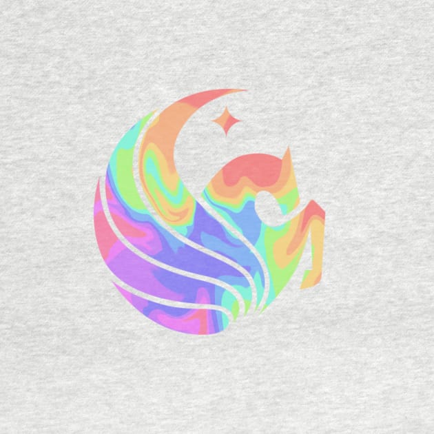 UCF Pastel Rainbow Marble Logo by Rpadnis